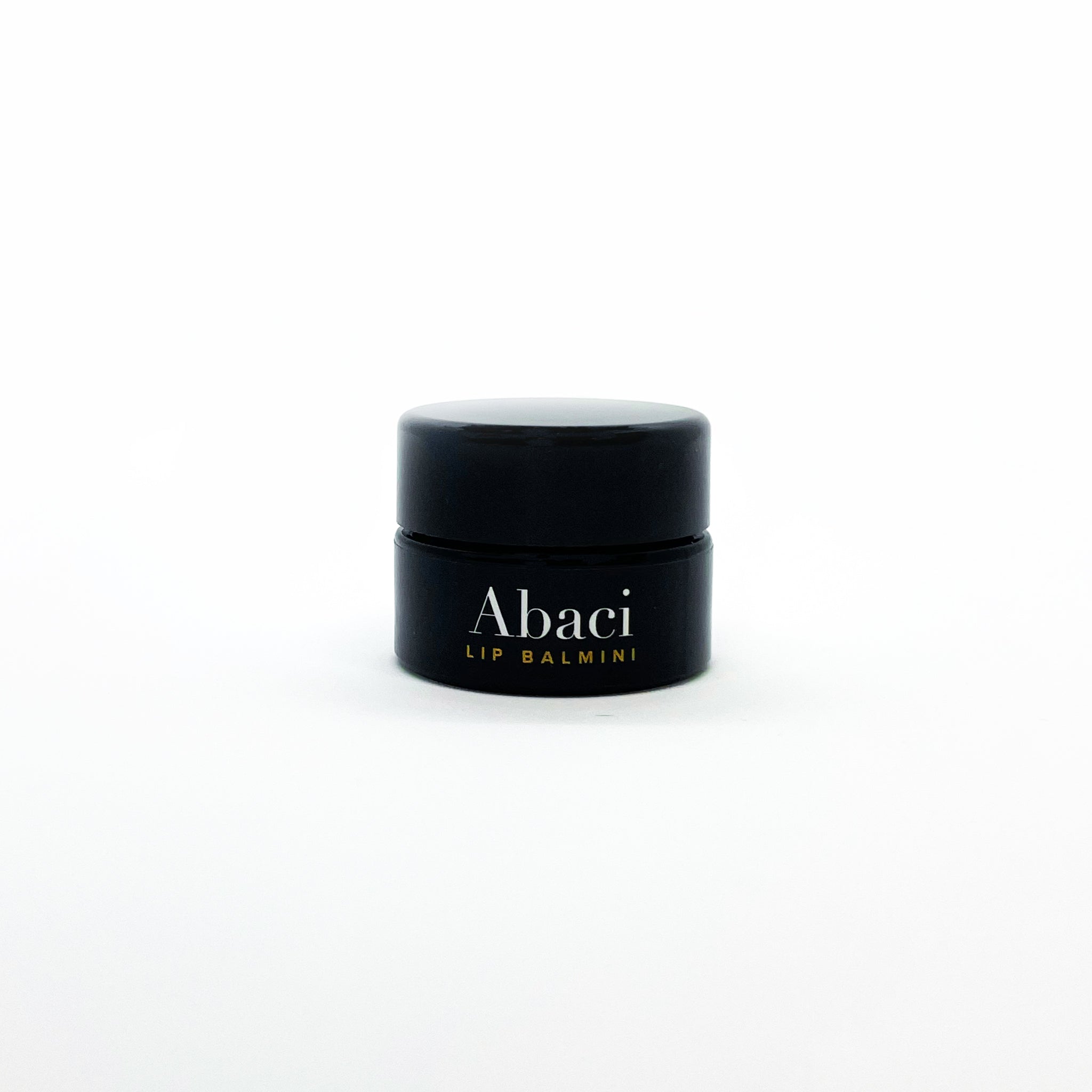 Abaci Lip Balm - Blend of organic ingredients and hyaluronic acid - 5ml black jar