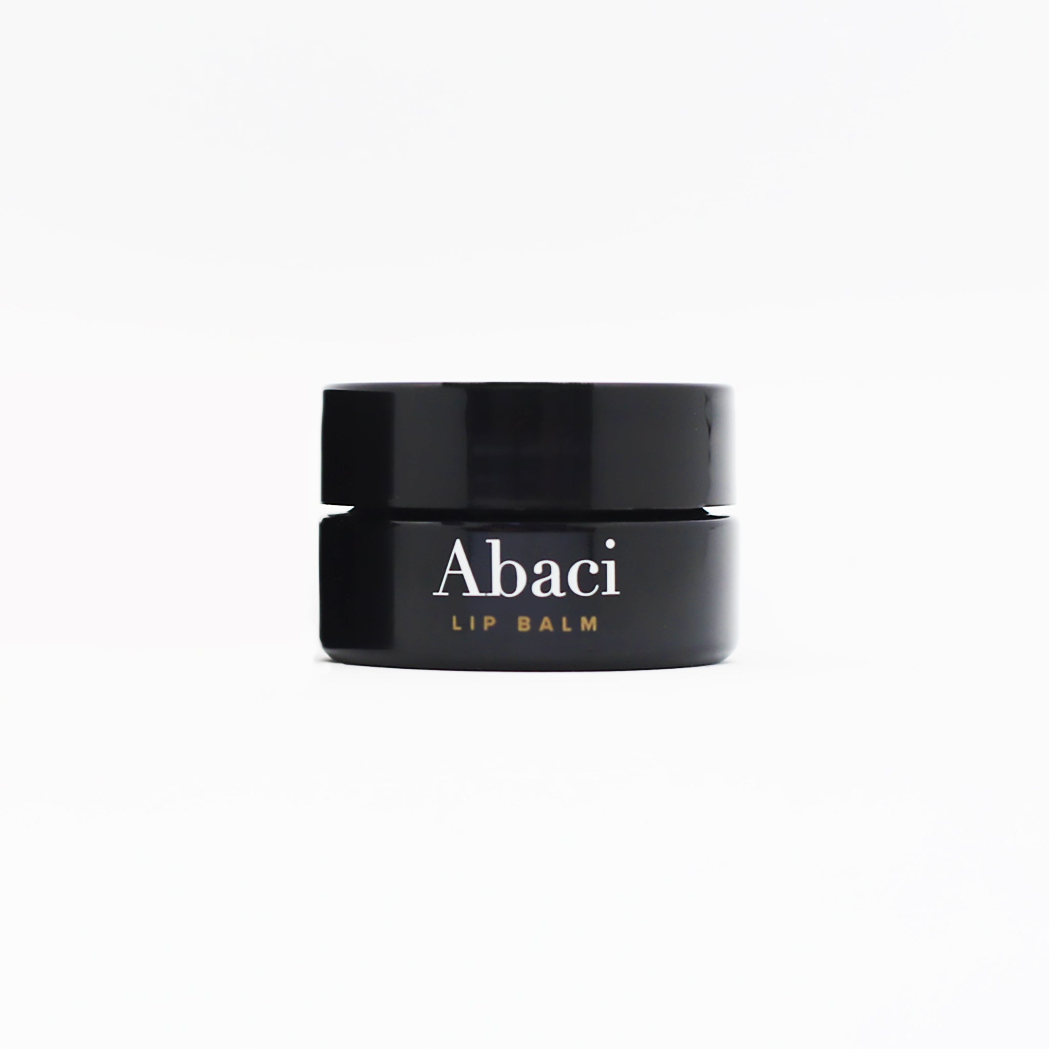 Abaci Lip Balm - Blend of organic ingredients and hyaluronic acid - 15ml black jar
